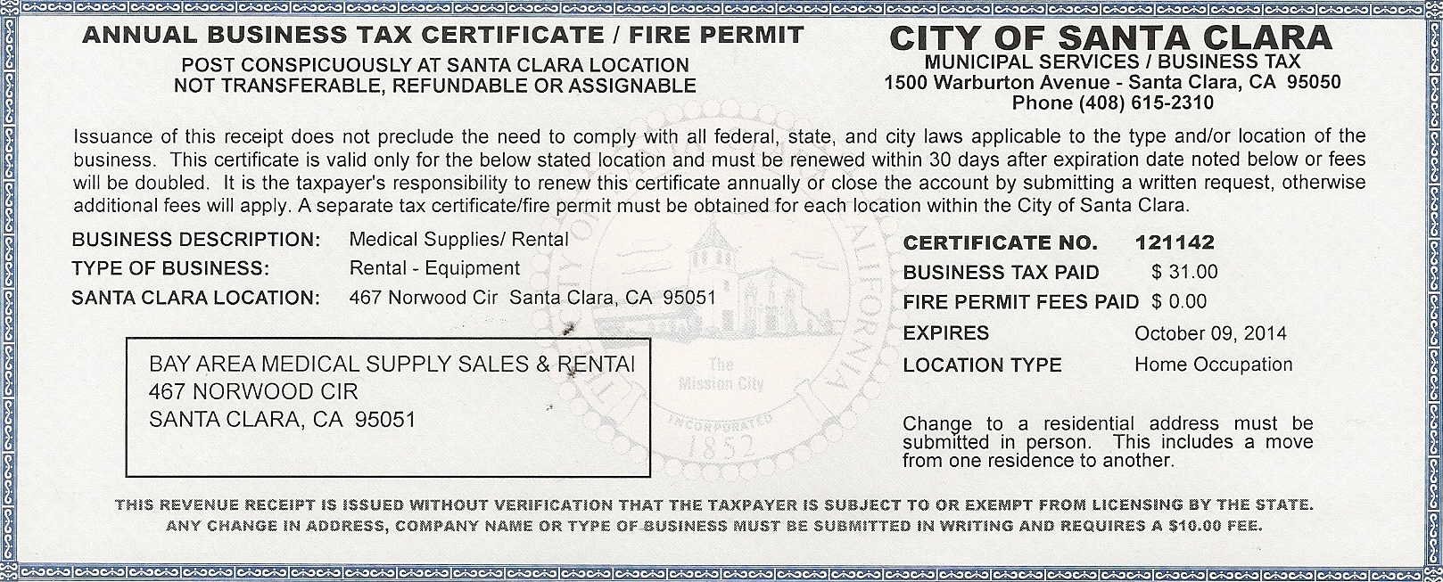 Business License Obtaining
